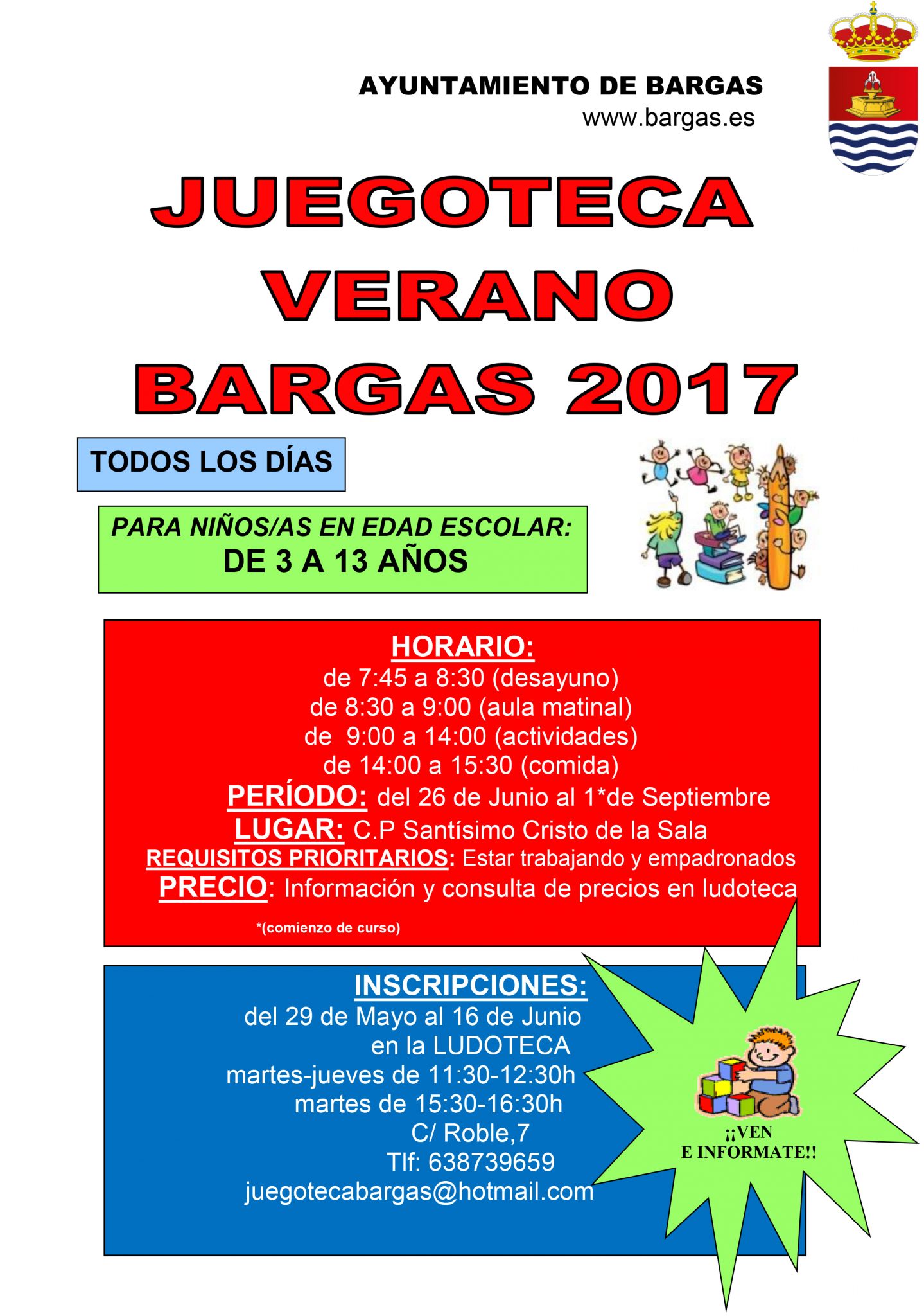 Juegoteca Bargas – Verano 2017