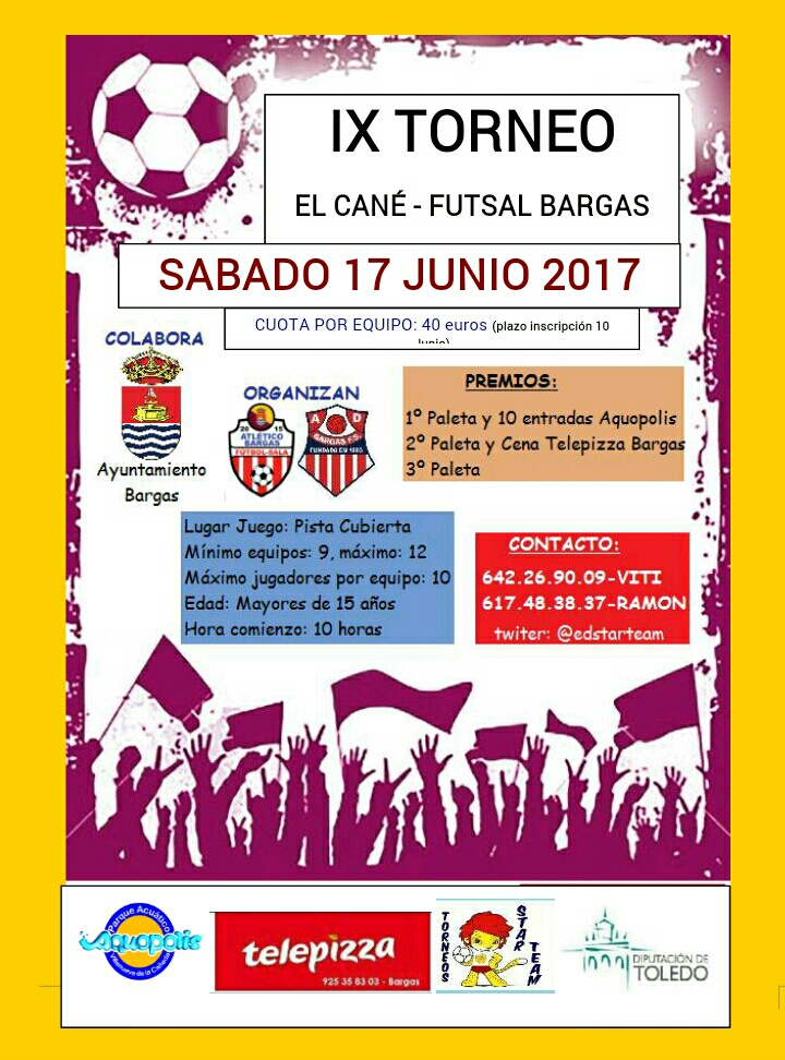 IX Torneo El Cané Futsal Bargas