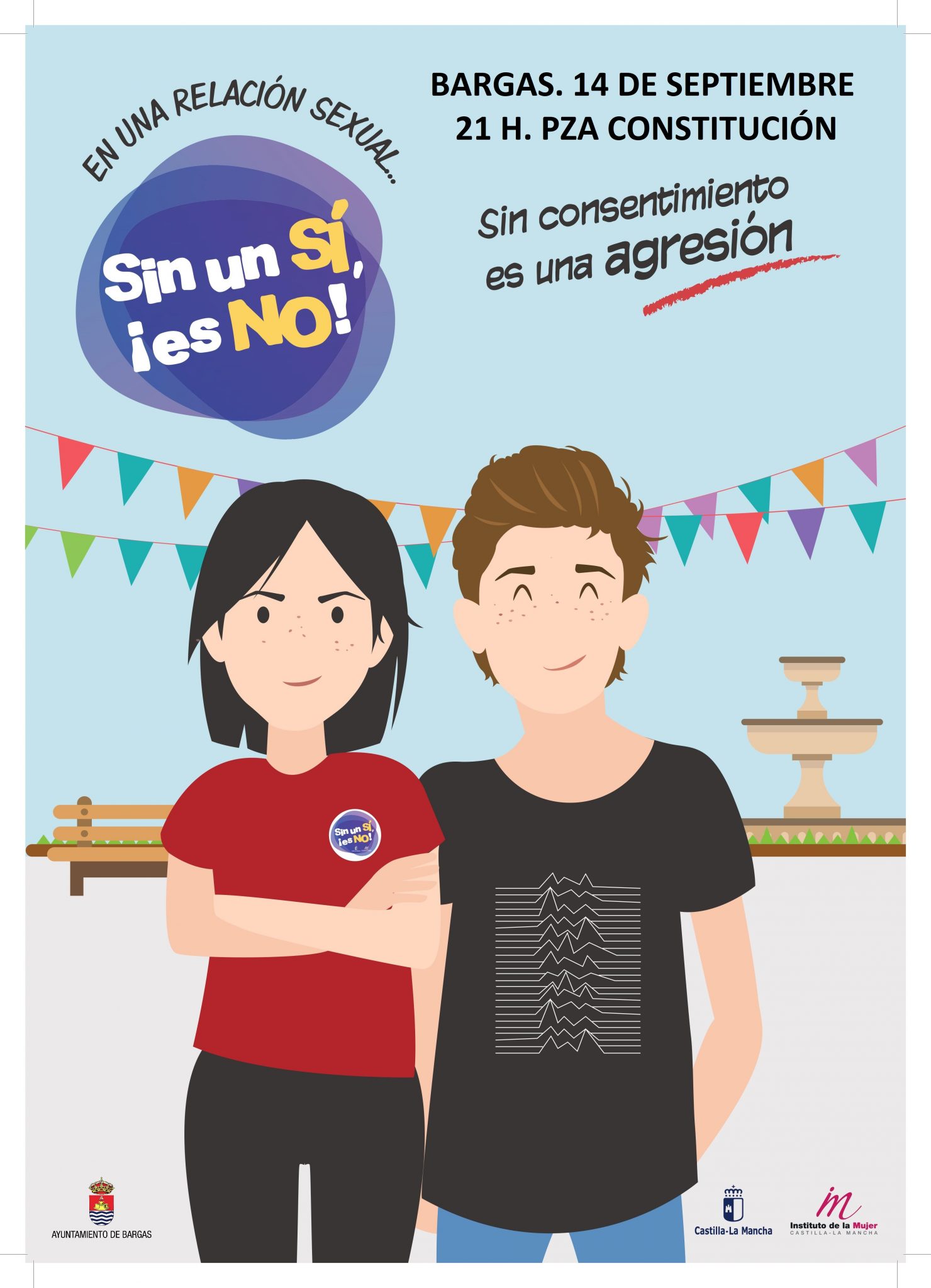 Campaña sin un si es un no Bargas