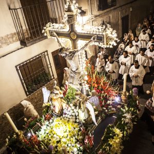 La tradicional procesión del Stmo. Cristo de la Sala marca el ritmo de las fiestas de Bargas