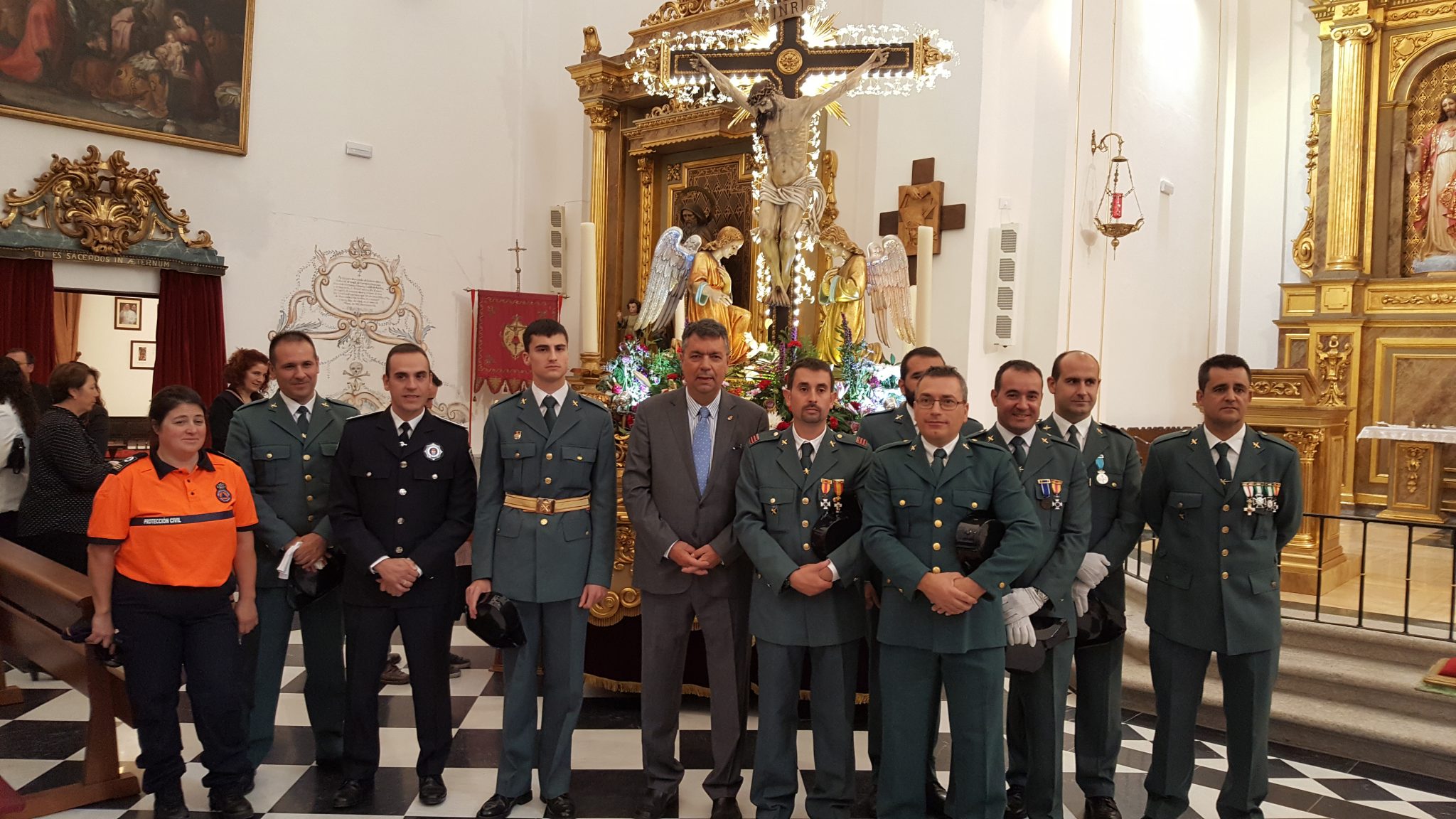 El Ayuntamiento de Bargas acompaña a la Guardia Civil en los actos organizados con motivo de su patrona