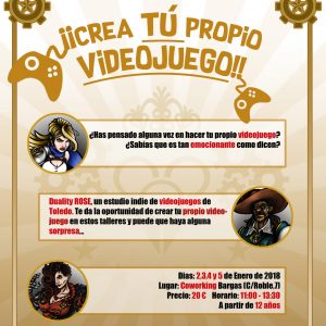 Taller: Crea «Tú» propio videojuego