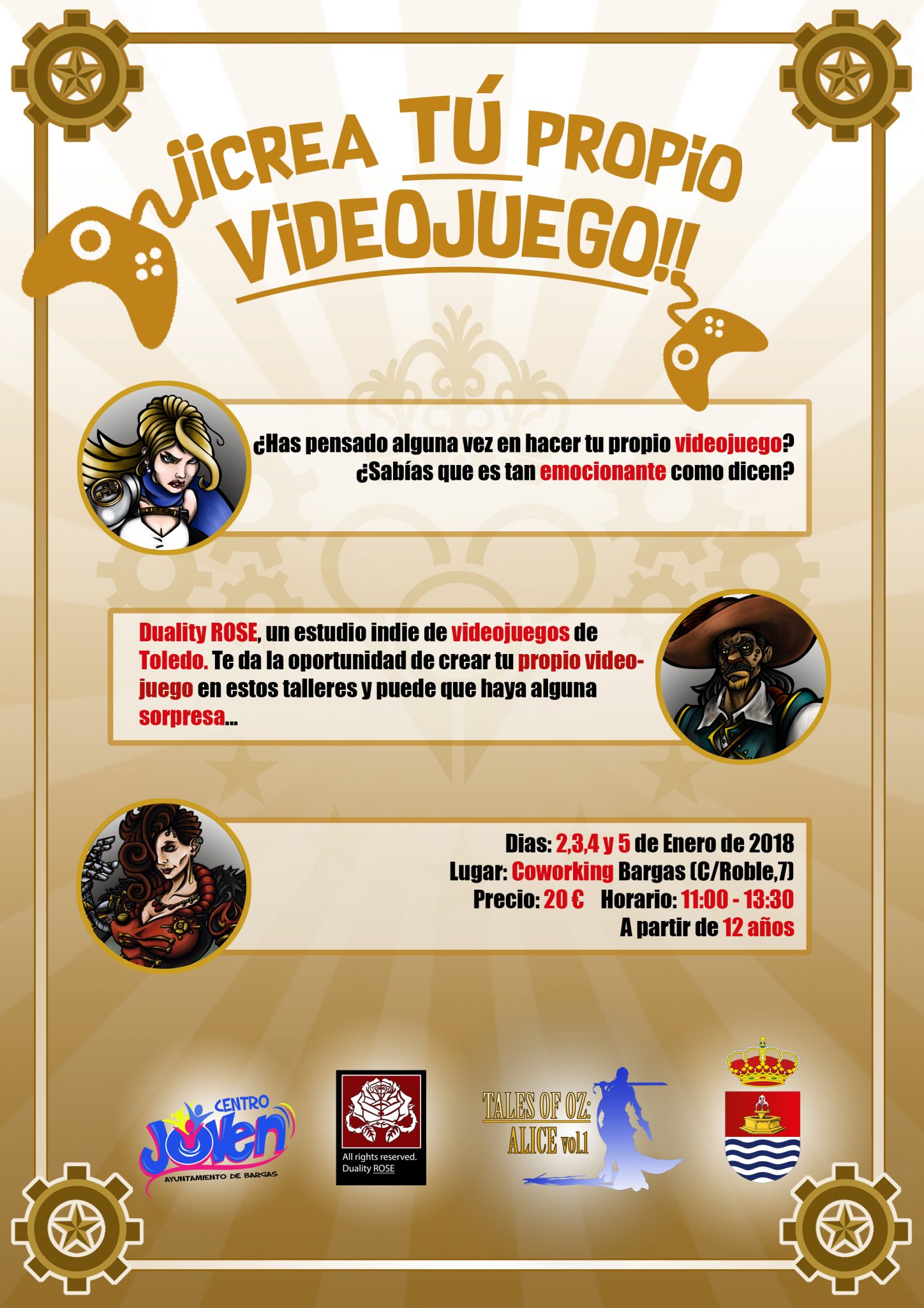 Taller: Crea «Tú» propio videojuego