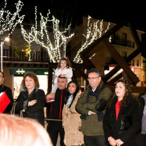 En Bargas, encendido de luces navideñas y colocación del Nacimiento y Árbol de Navidad