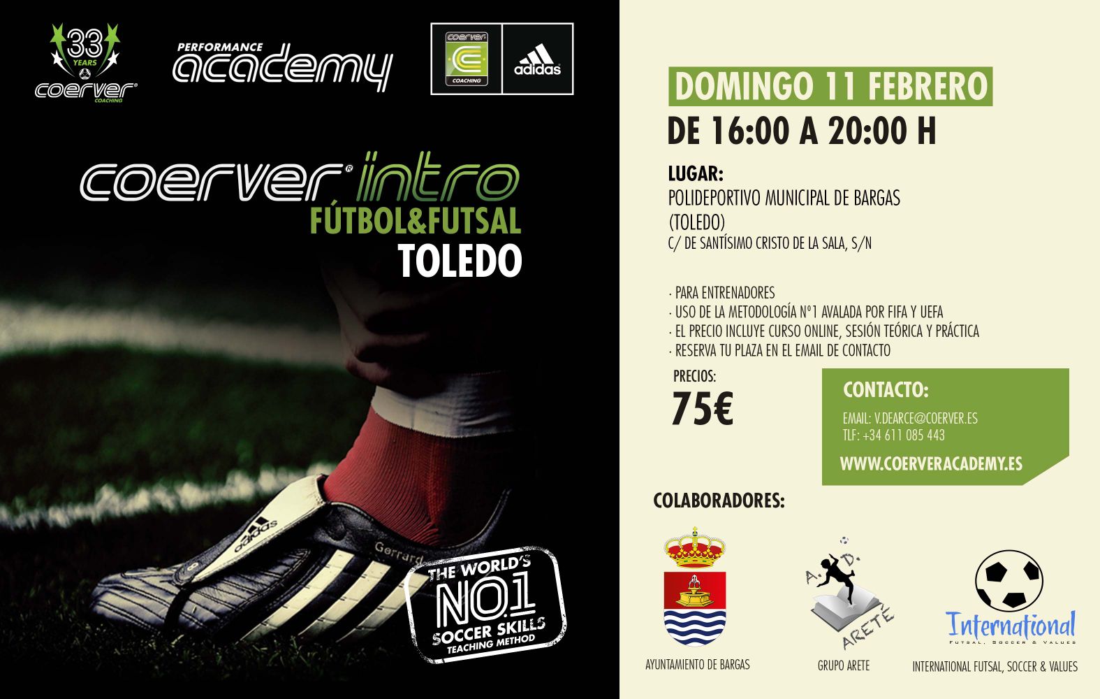 Curso de formación Coerver Intro