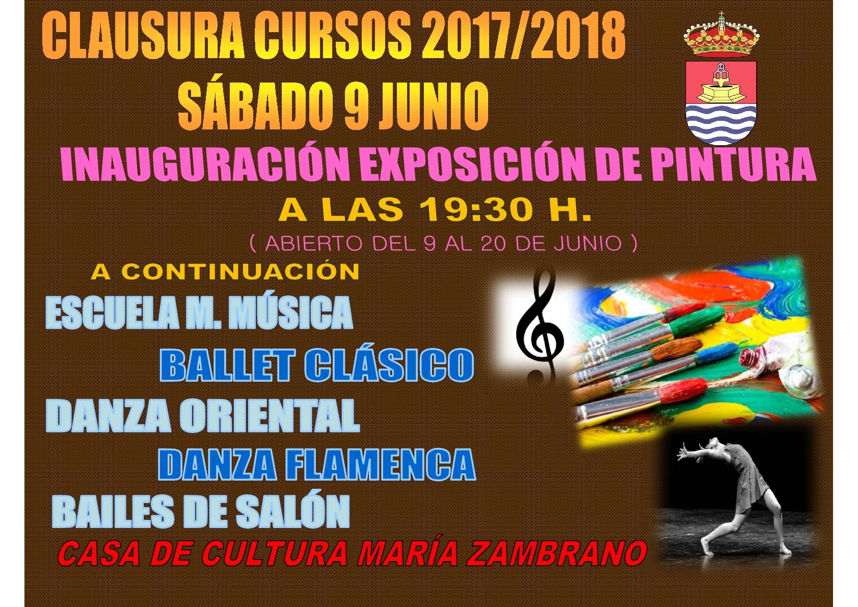 Clausura de los Cursos Municipales 2017/2018