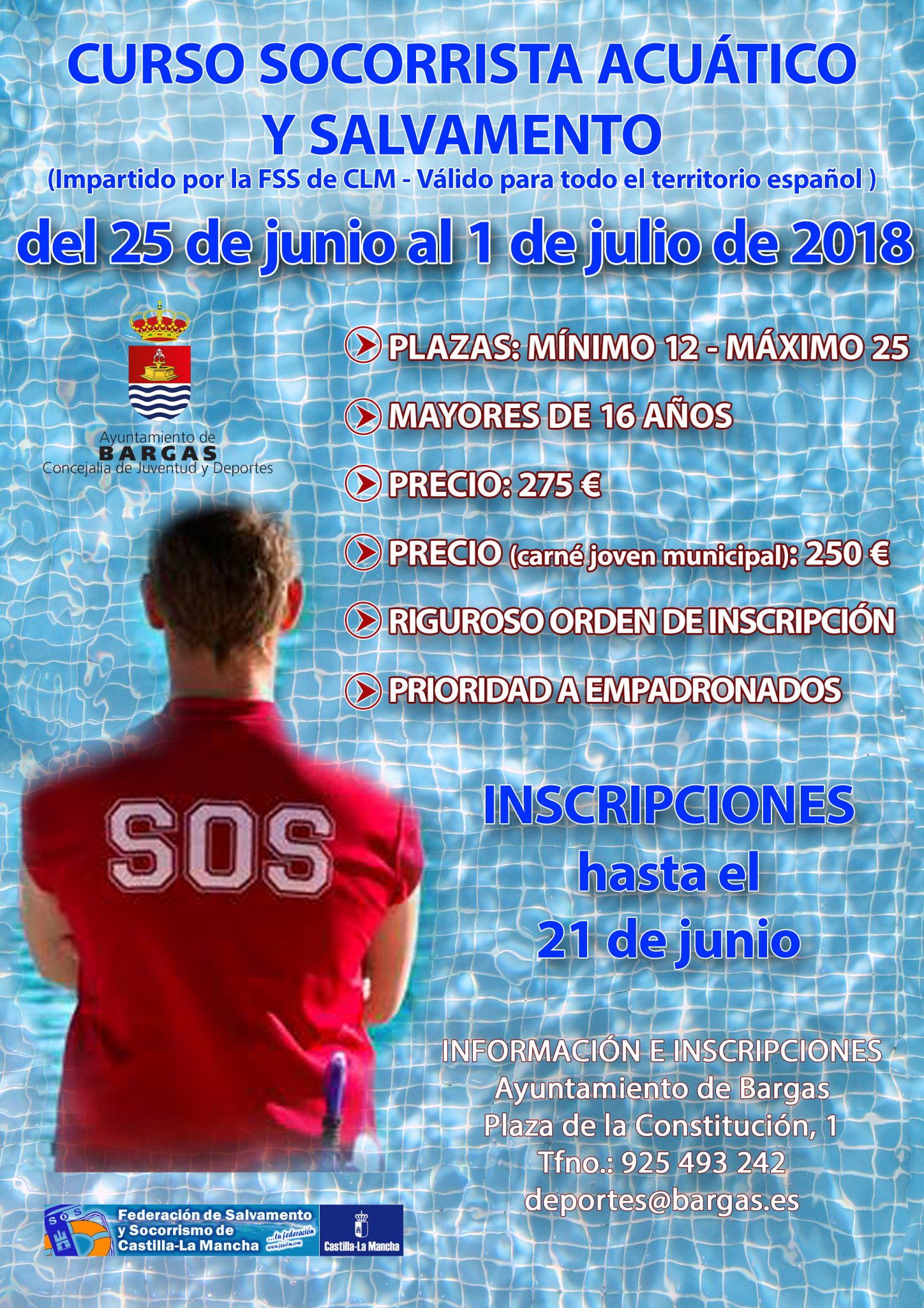 Curso de Socorrista Acuático y Salvamento 2018