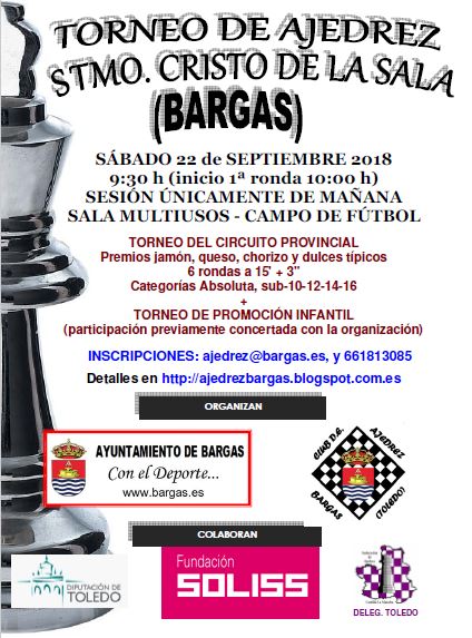 Torneo de ajedrez Santísimo Cristo de la Sala