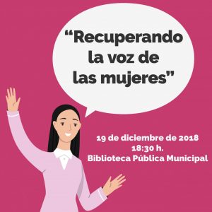 Inauguración del espacio bibliográfico y audiovisual de mujeres: «Recuperando la voz de las mujeres»