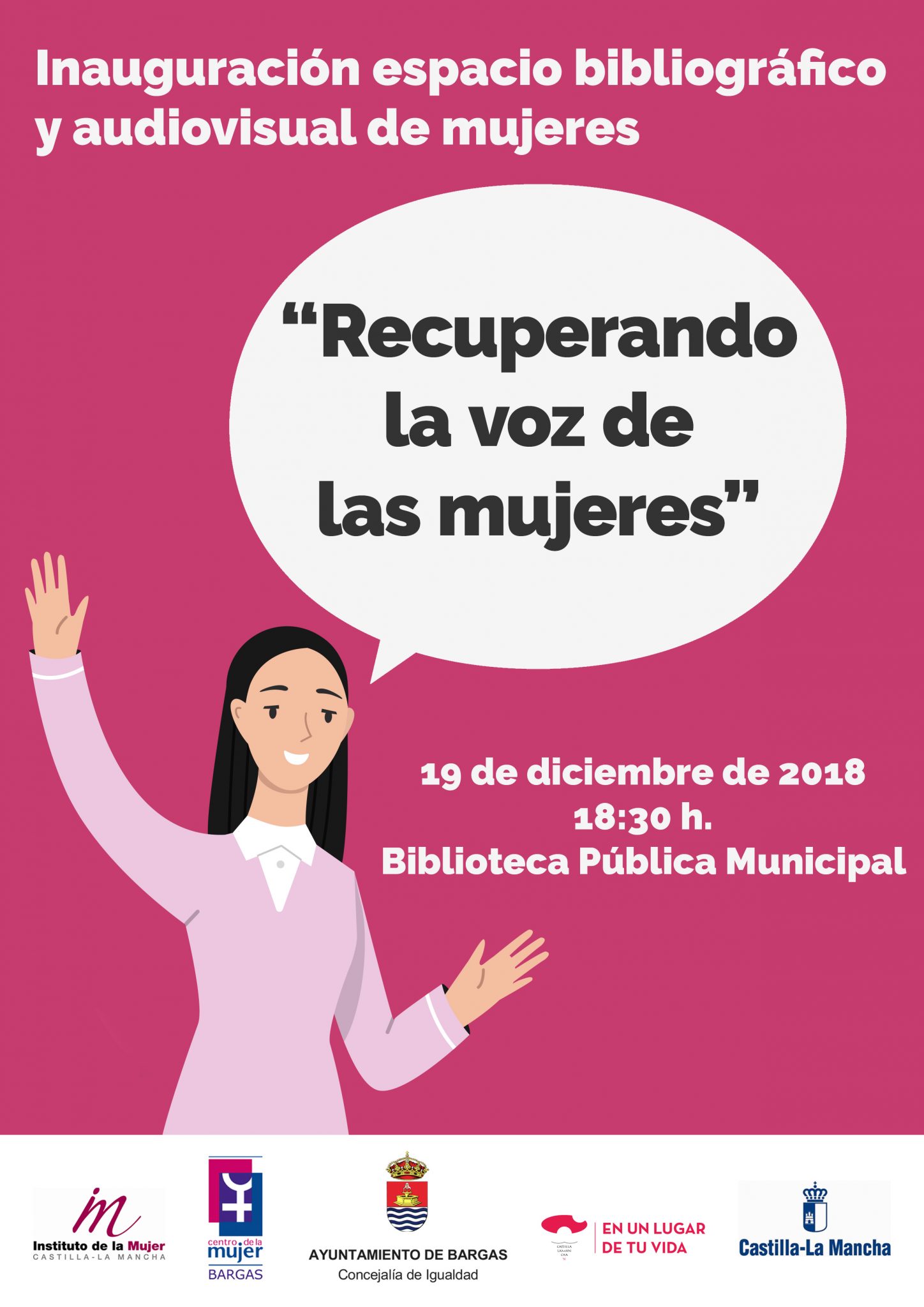 Inauguración del espacio bibliográfico y audiovisual de mujeres: «Recuperando la voz de las mujeres»