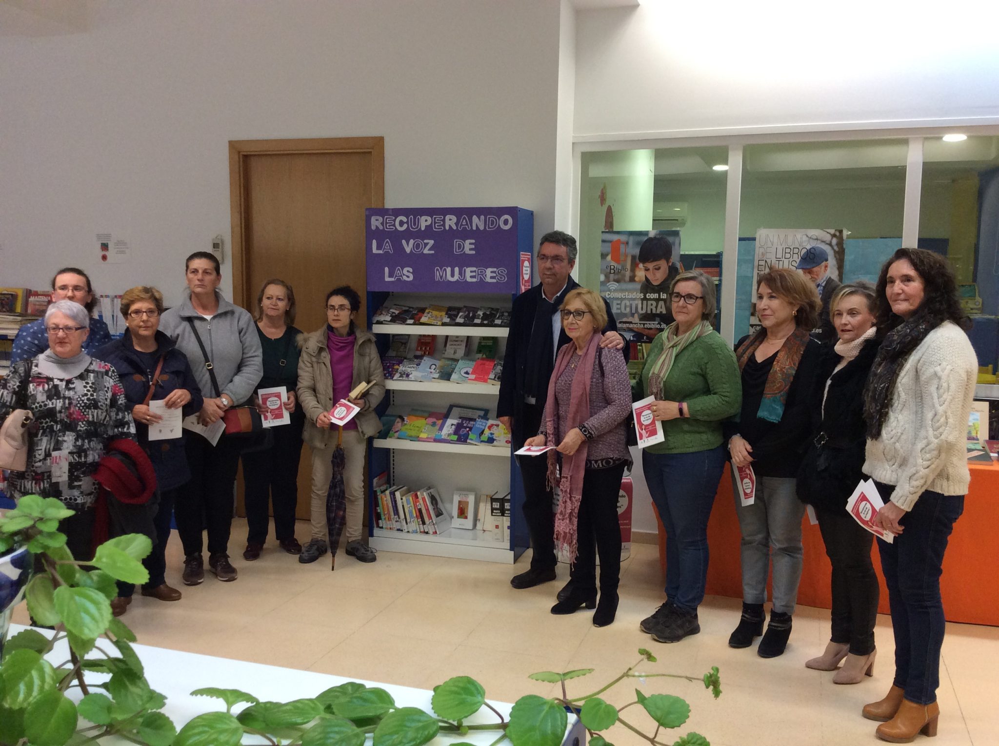 Inauguración del espacio bibliográfico y audiovisual de mujeres, «Recuperando la voz de las mujeres»