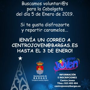 Voluntari@s para la Cabalgata de Reyes