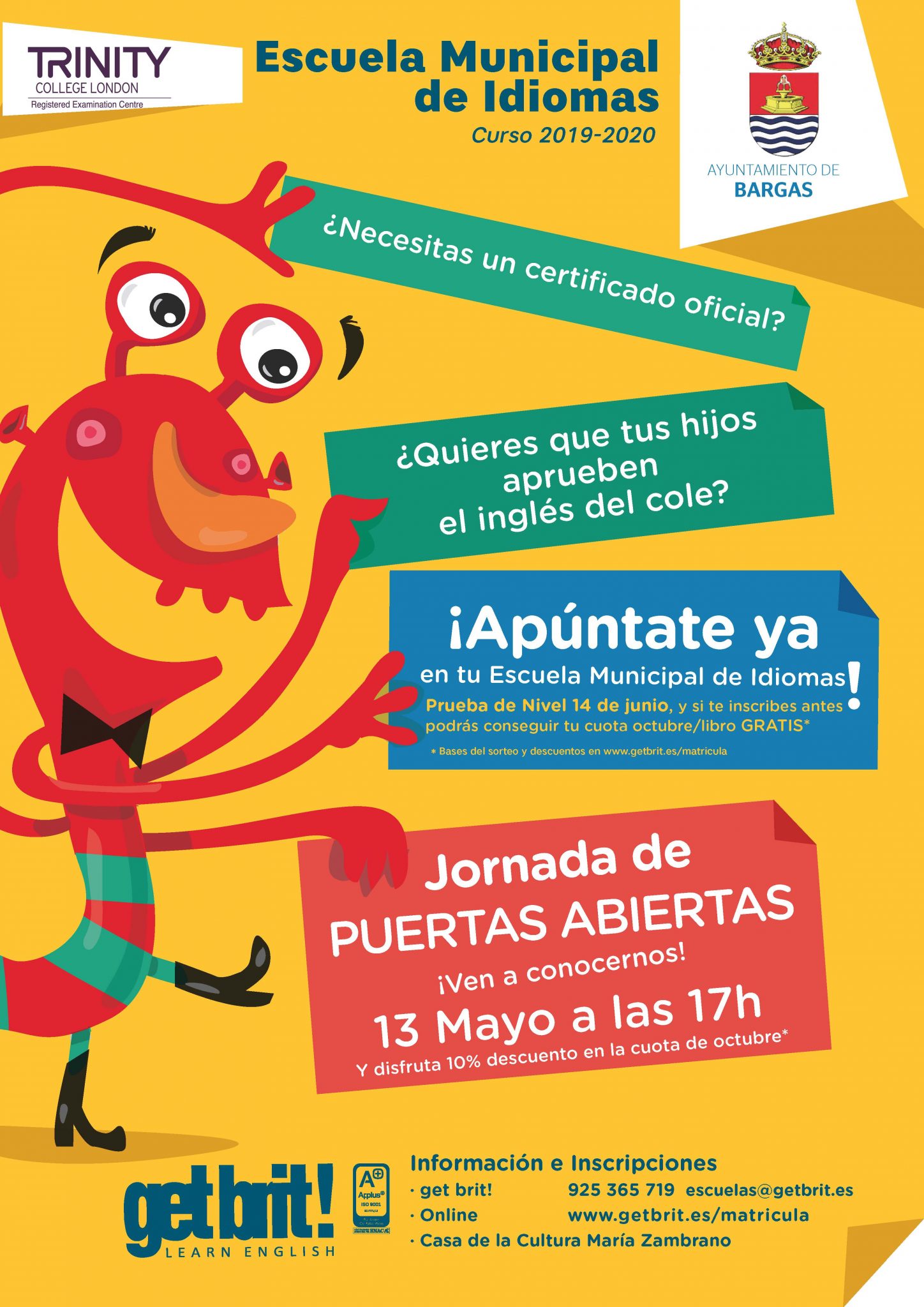 Jornada de puertas abiertas de la Escuela Municipal de Idiomas