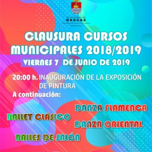 Clausura de los Cursos Municipales 2018/2019