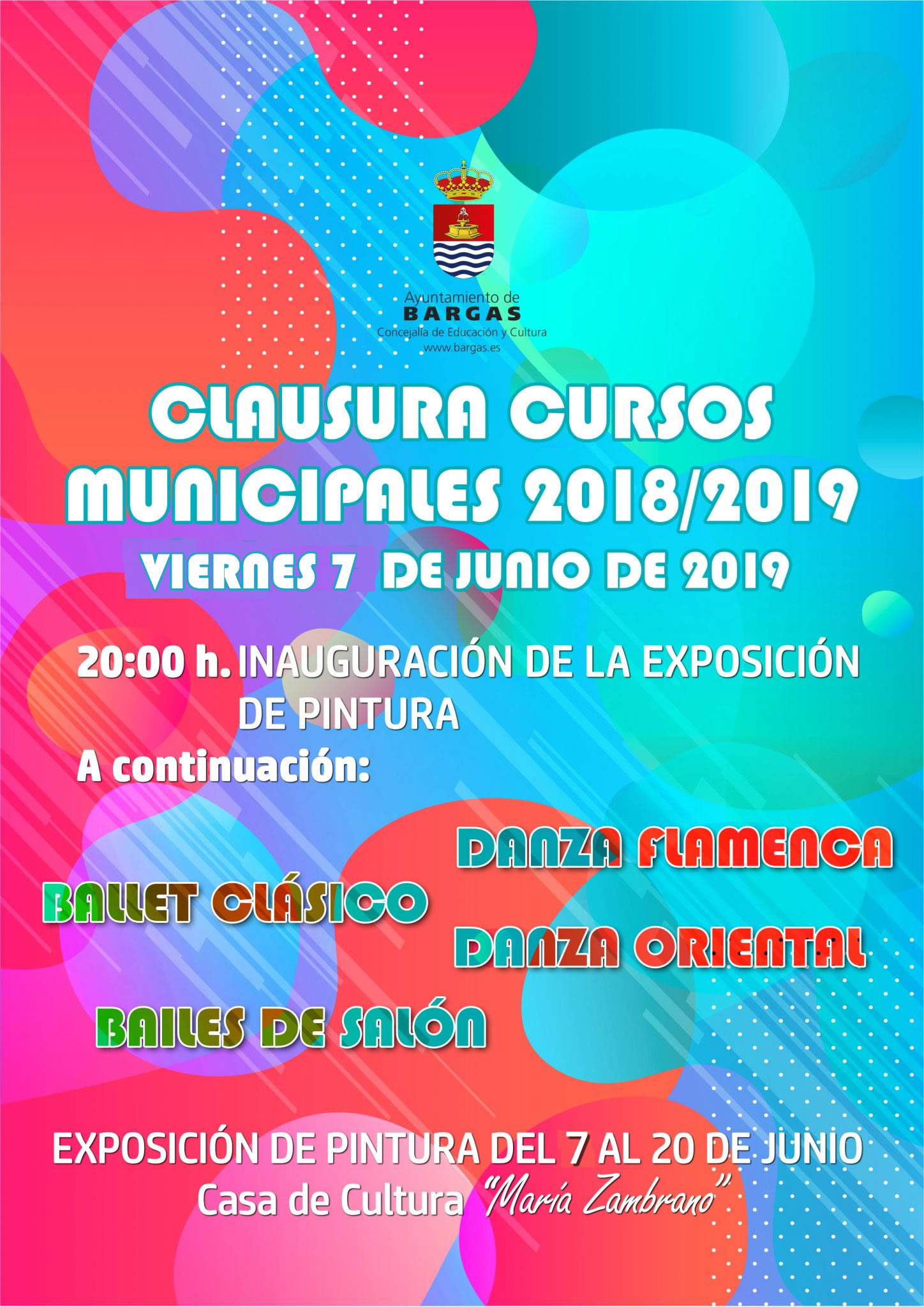 Clausura de los Cursos Municipales 2018/2019