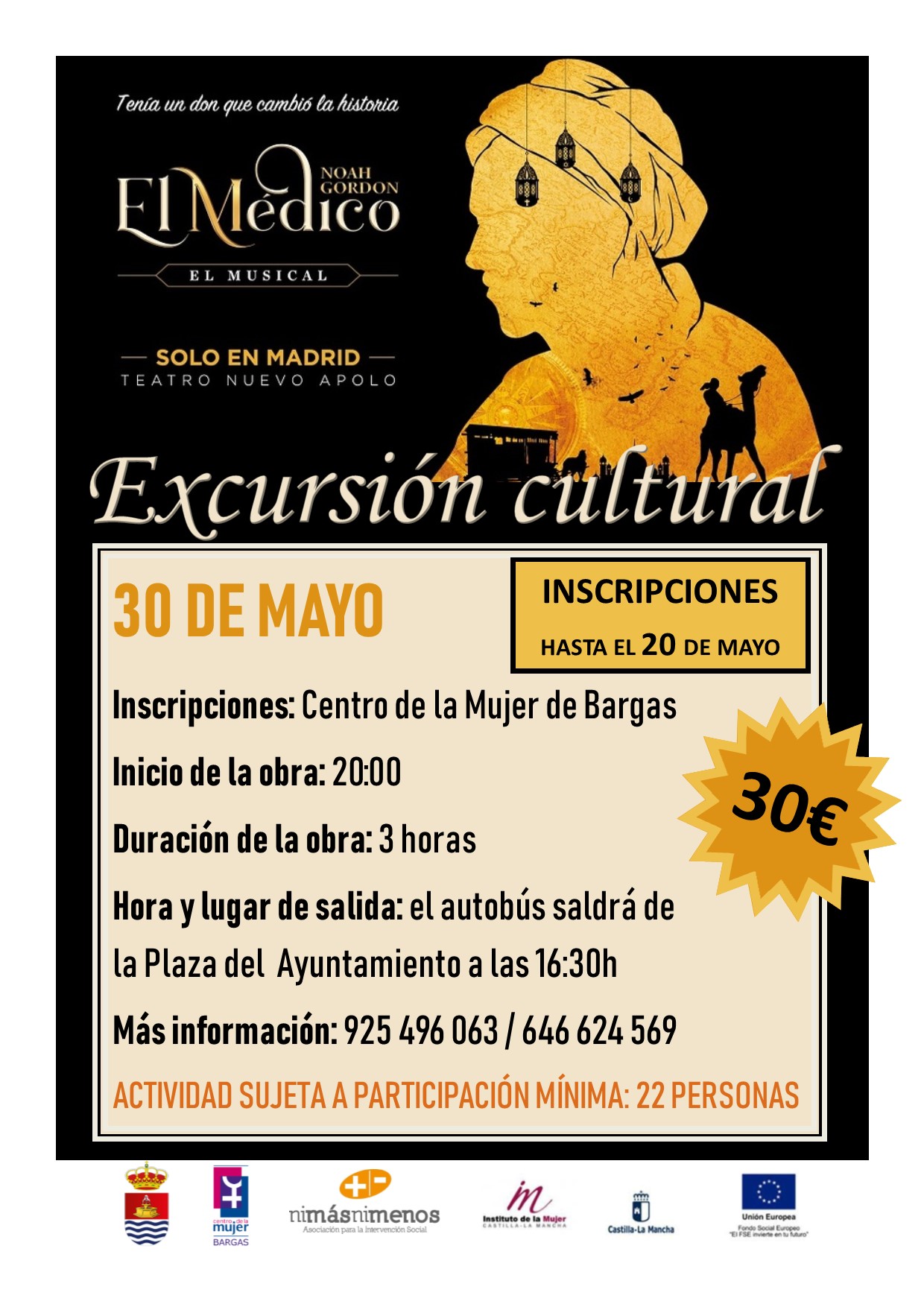 Excursión cultural: Musical «El médico»