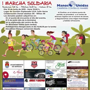 I Marcha Solidaria – Manos Unidas