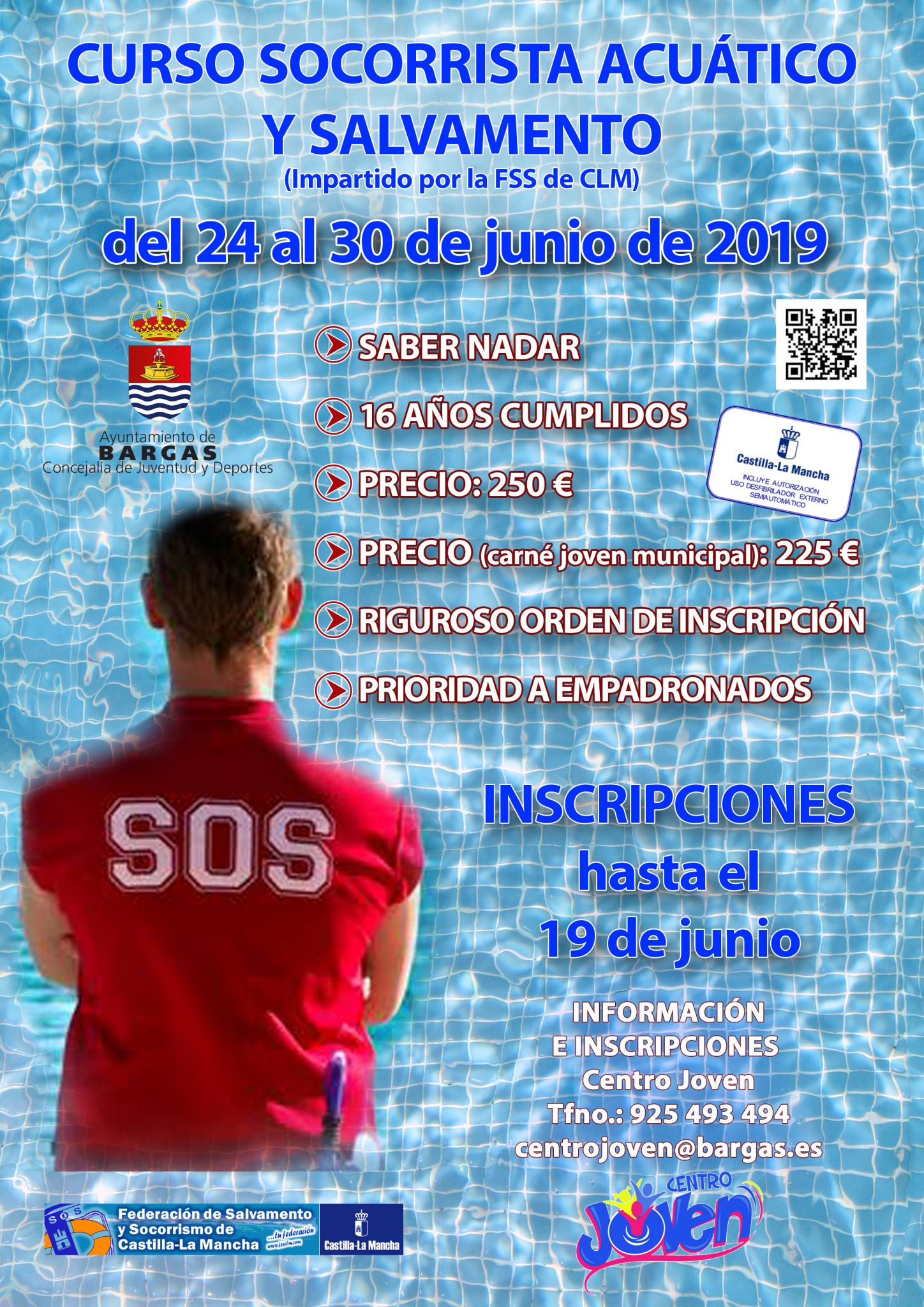 Curso de Socorrista Acuático y Salvamento 2019