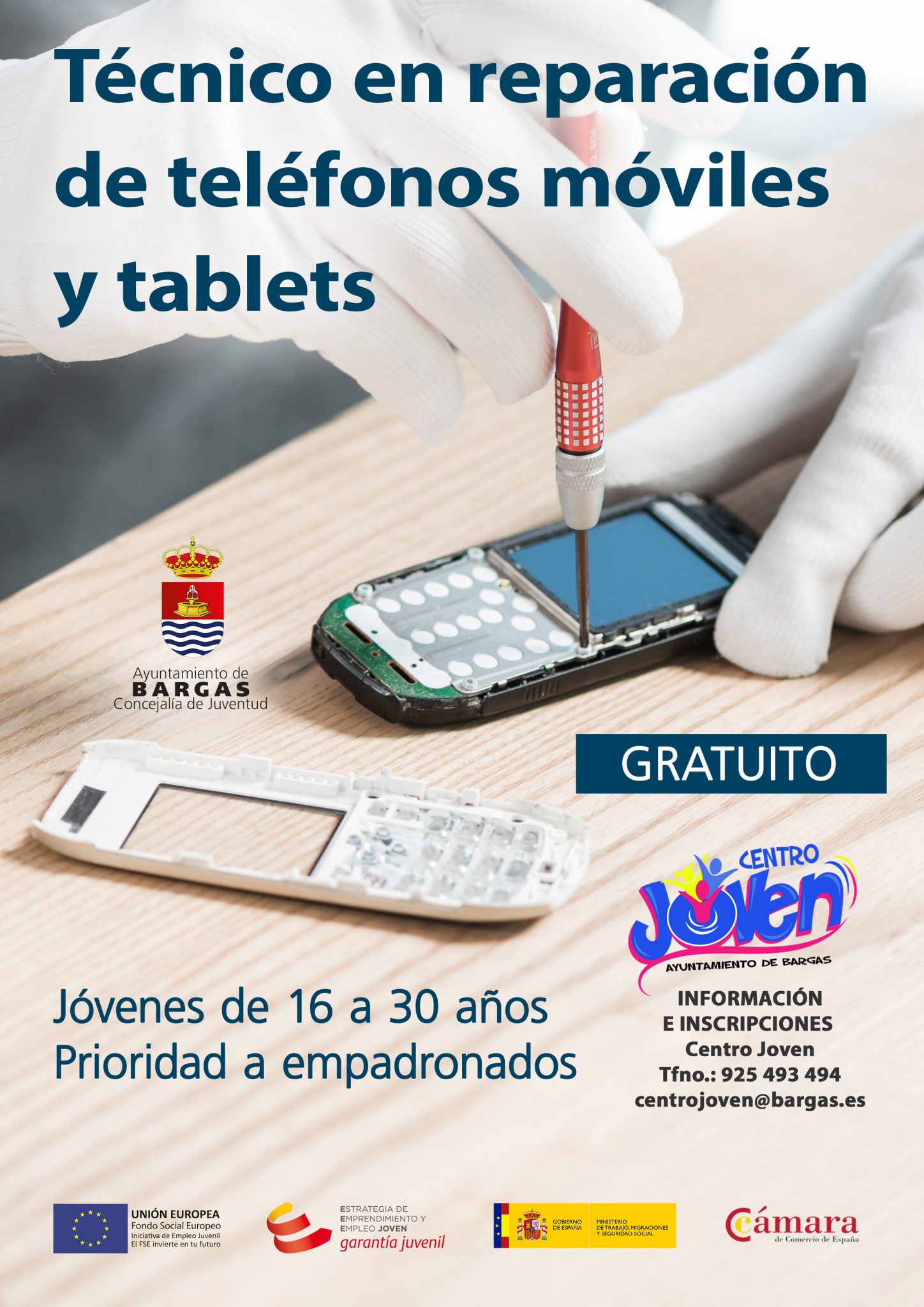 Curso: Técnico en reparación de teléfonos móviles y tablets