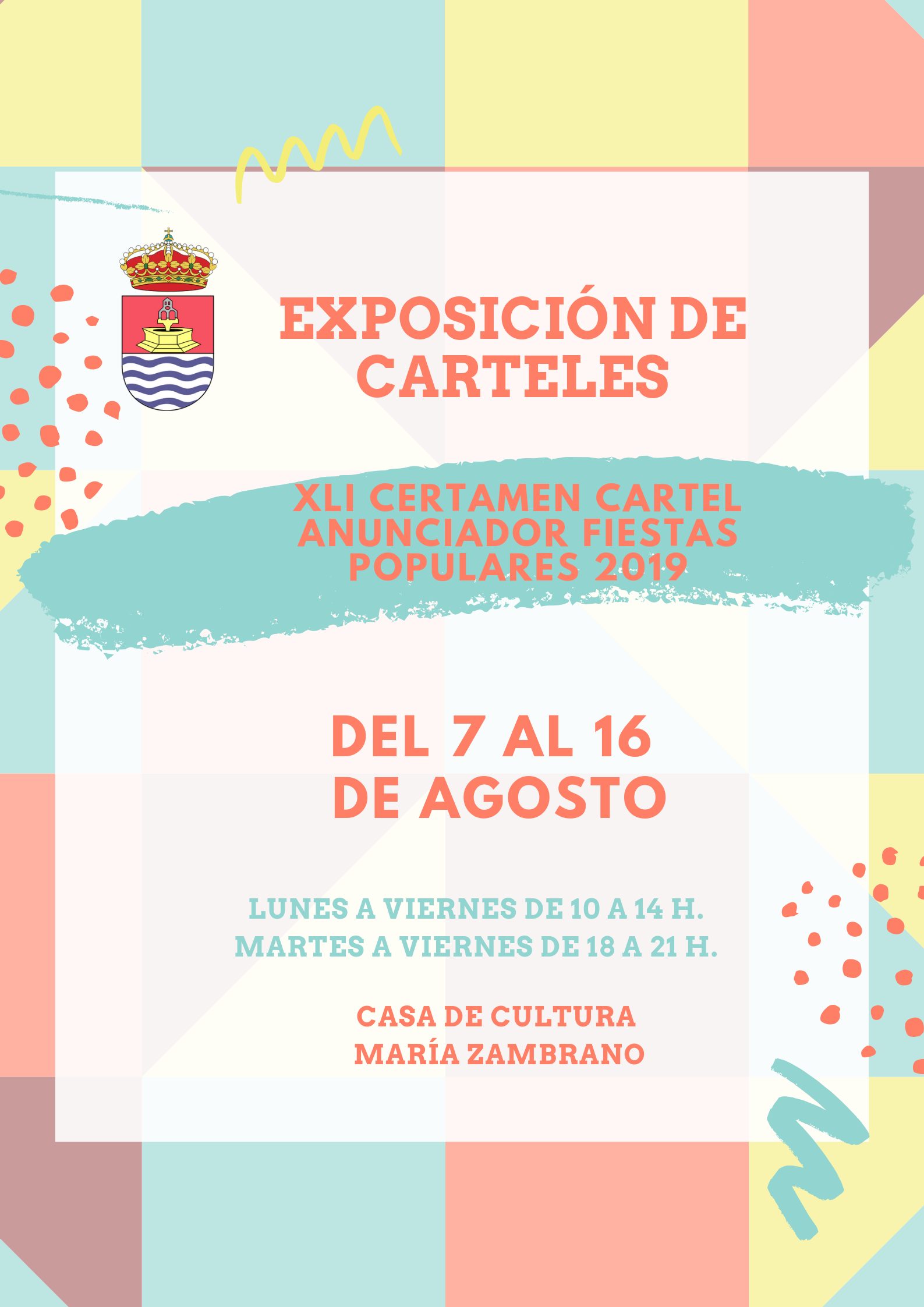 Exposición del XLI Certamen del Cartel Anunciador de las Fiestas Populares de 2019