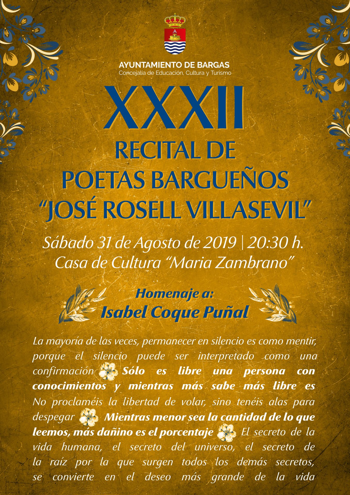 XXXII Recital de Poetas Bargueños