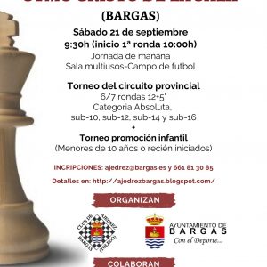 Torneo de Ajedrez «Stmo. Cristo de la Sala» 2019