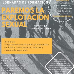 Jornadas de formación: «Paremos la explotación sexual»