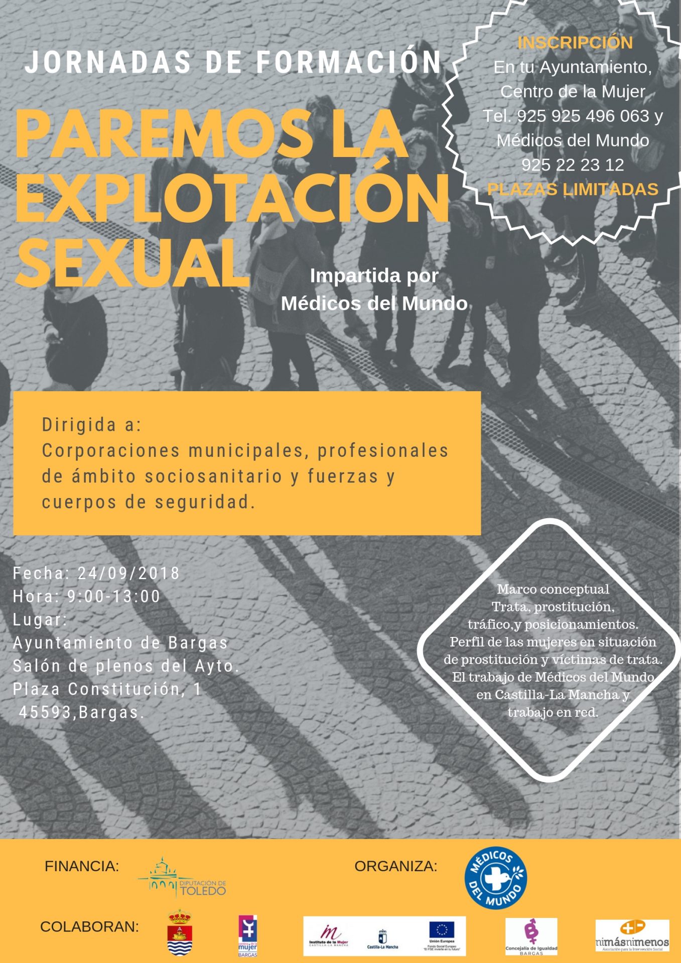 Jornadas de formación: «Paremos la explotación sexual»