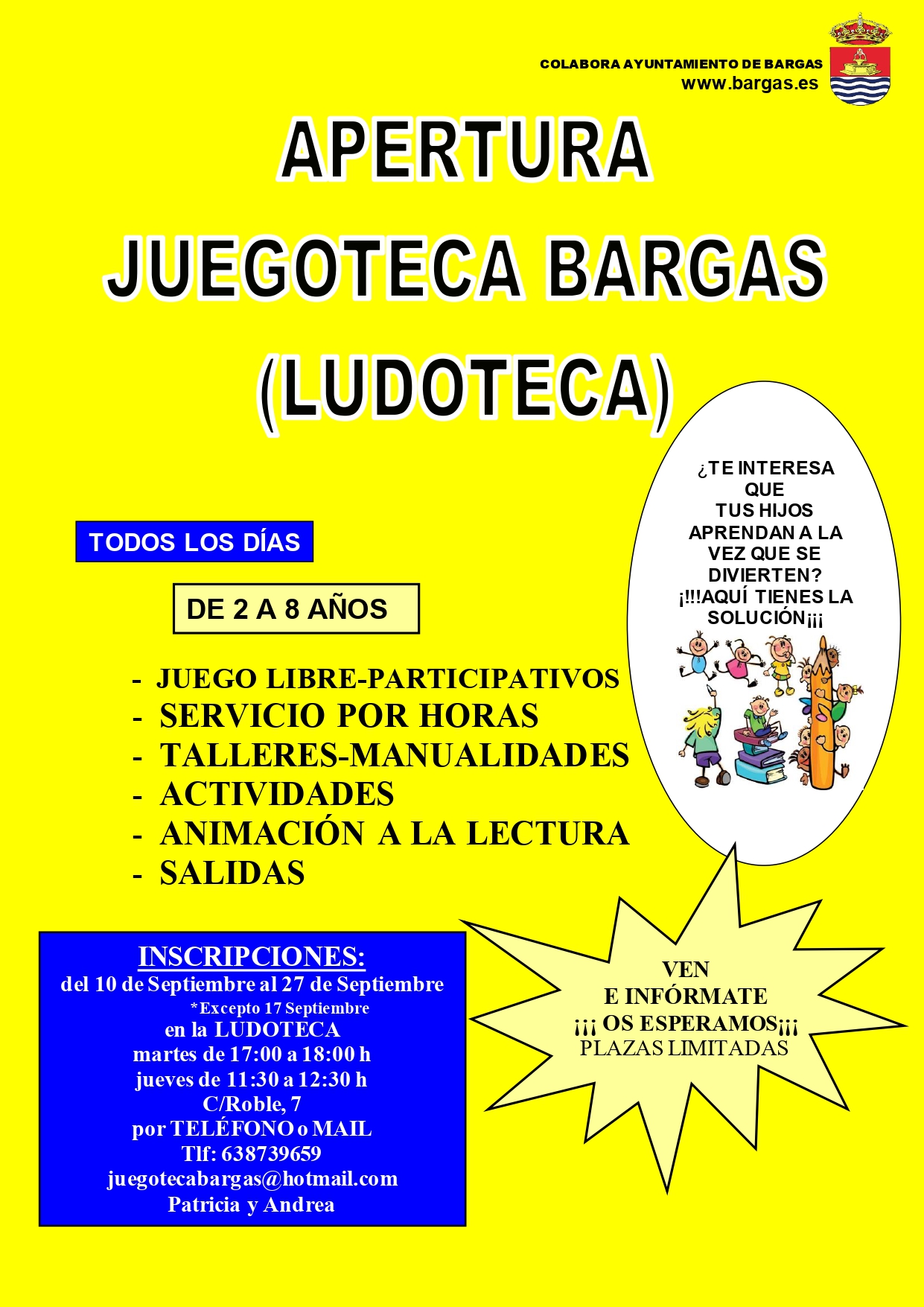 Apertura Juegoteca Bargas