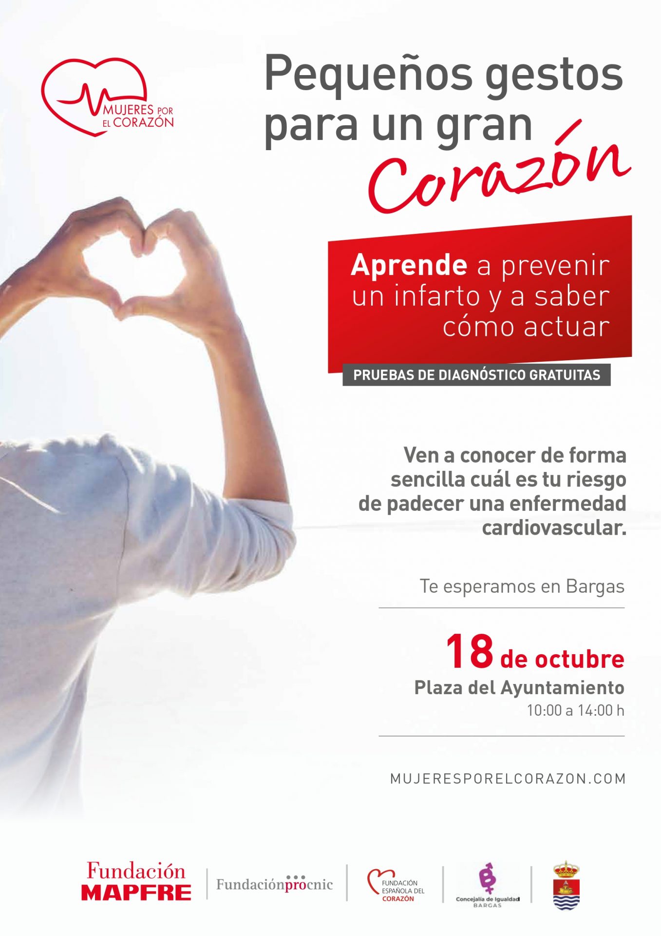 Mujeres por el corazón: Pequeños gestos para un gran corazón