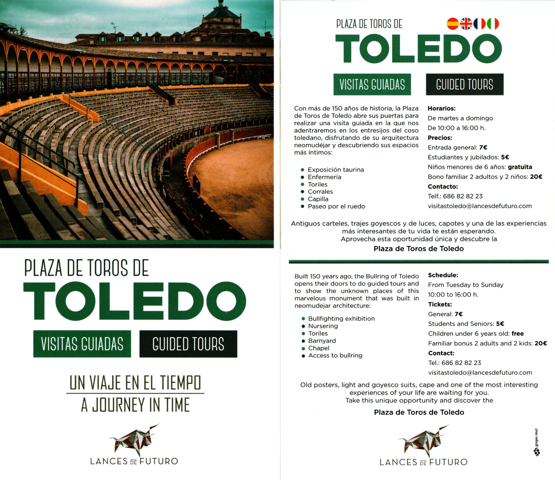 Visitas guiadas a la Plaza de Toros de Toledo