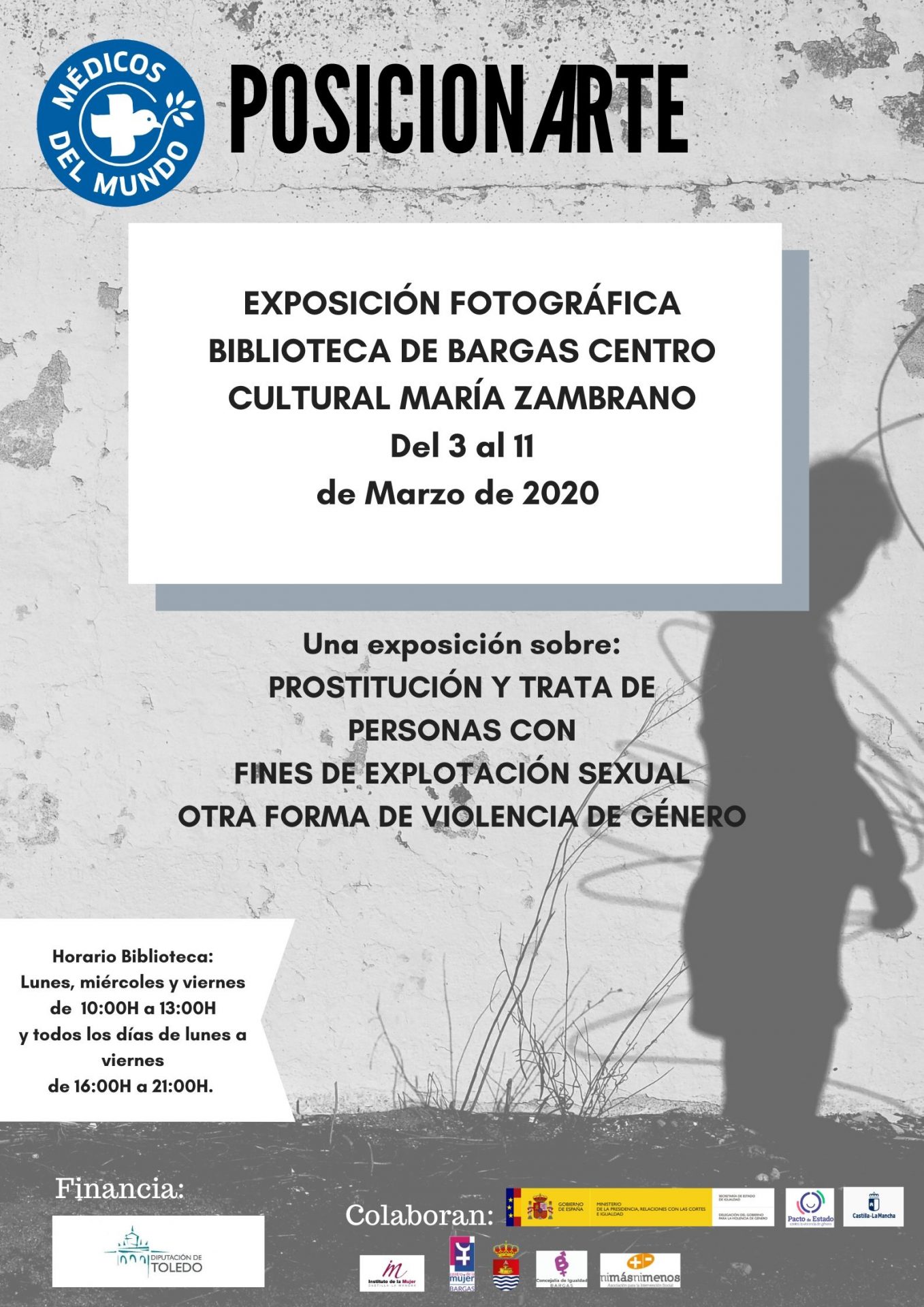 Exposición fotográfica: «Prostitución y trata de personas con fines de explotación sexual. Otra forma de violencia de género»