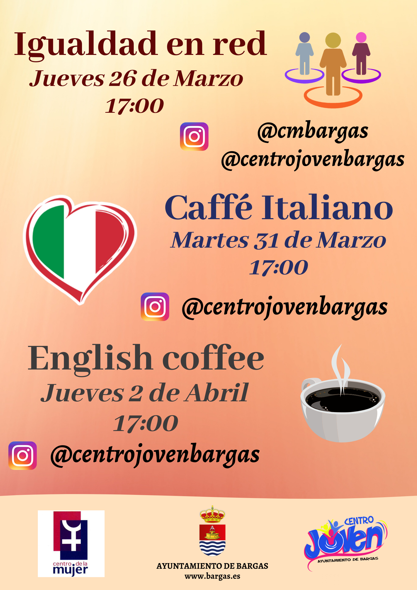 Igualdad en red – Caffé Italiano & English Coffee