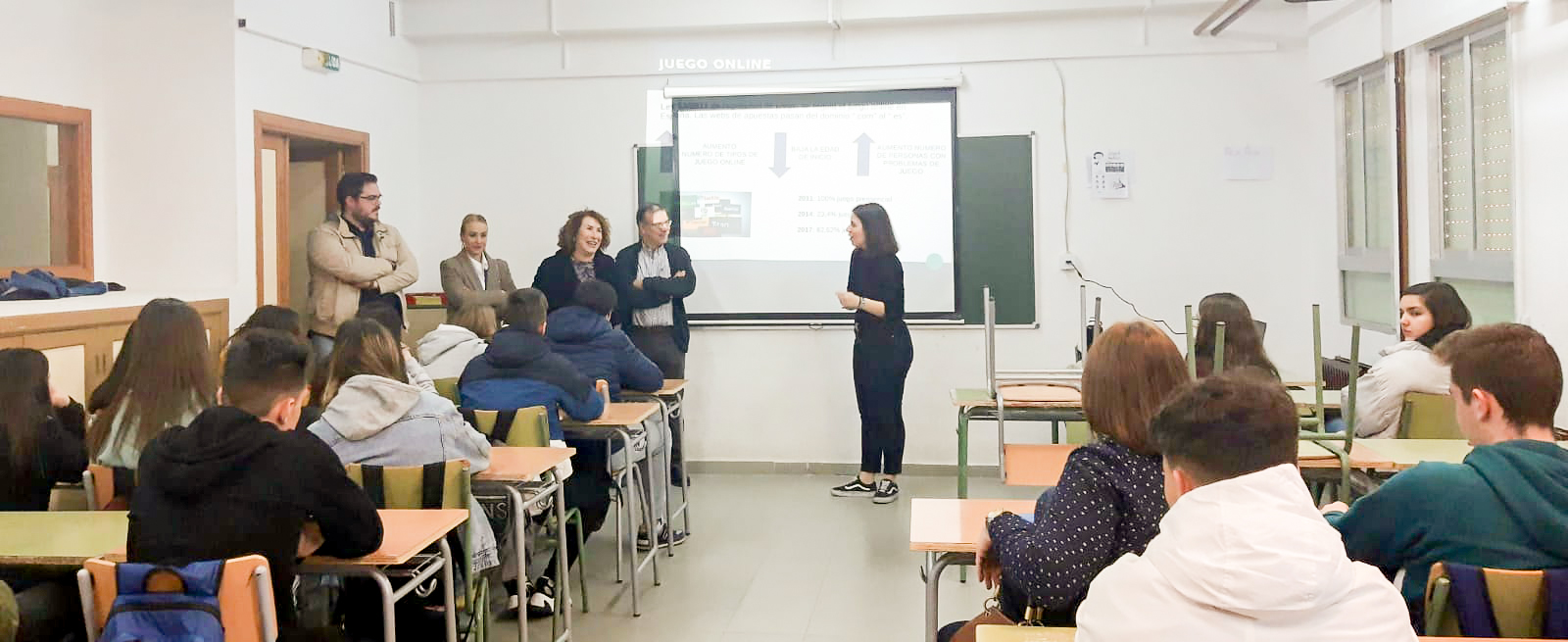 Los jóvenes de Bargas participan en un taller de prevención del juego patológico