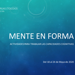 Actividades «Mente en forma» – 2