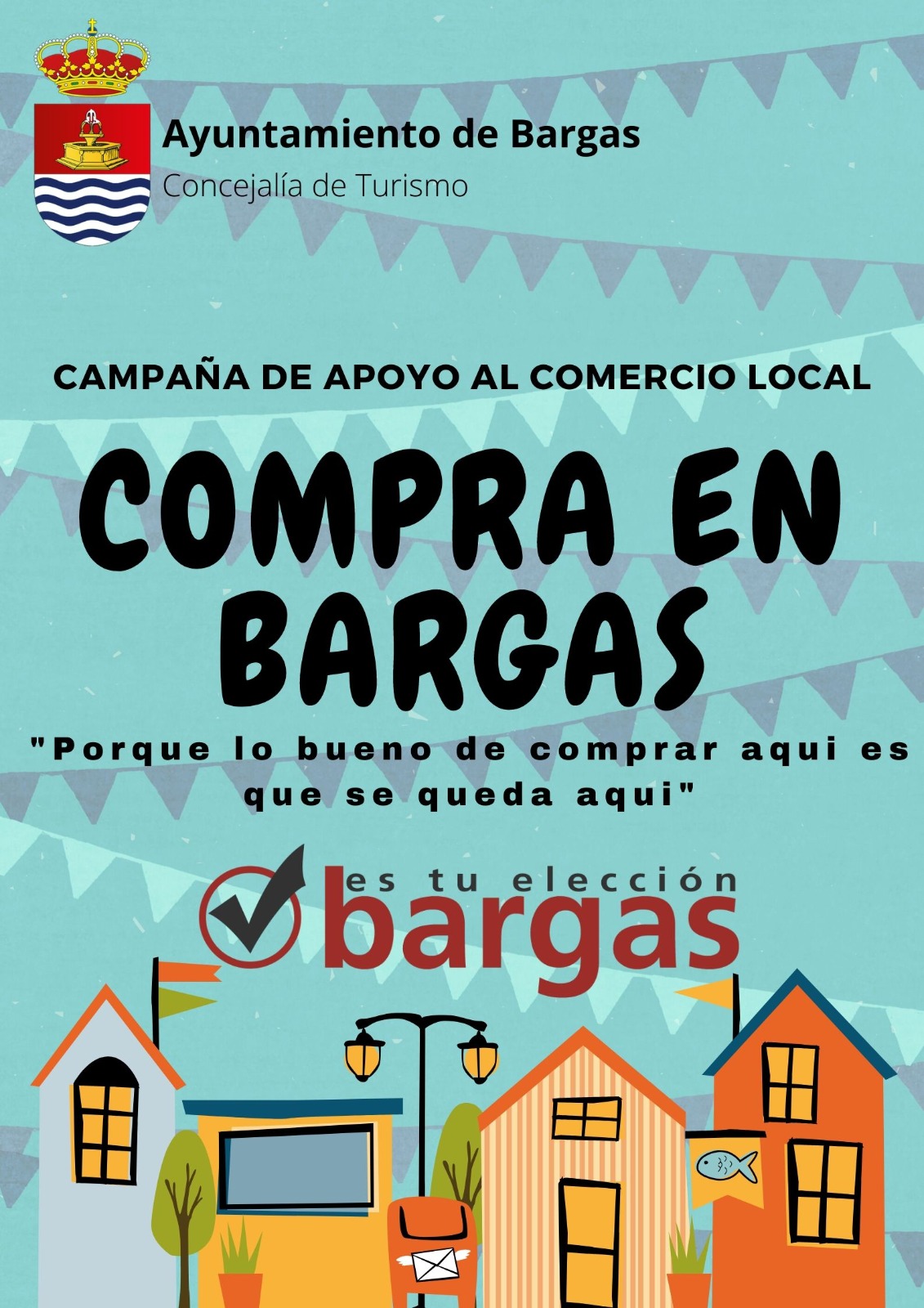 Campaña de apoyo al comercio local: «Compra en Bargas»