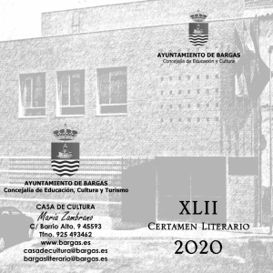 XLII Certamen Literario 2020