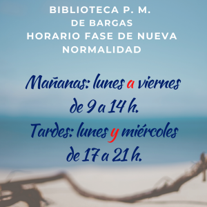 AVISO: Horario de la Biblioteca en la fase de nueva normalidad