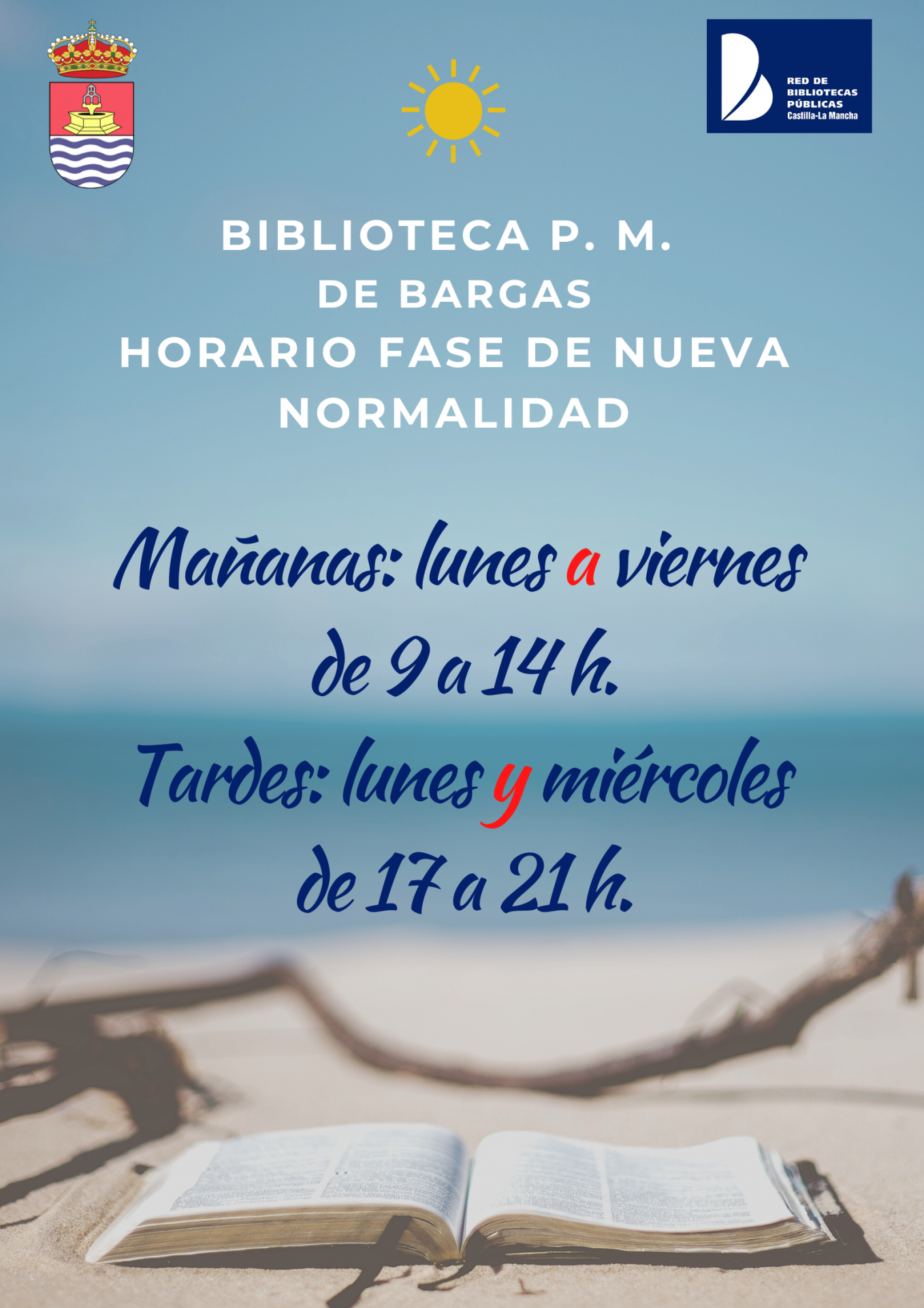 AVISO: Horario de la Biblioteca en la fase de nueva normalidad