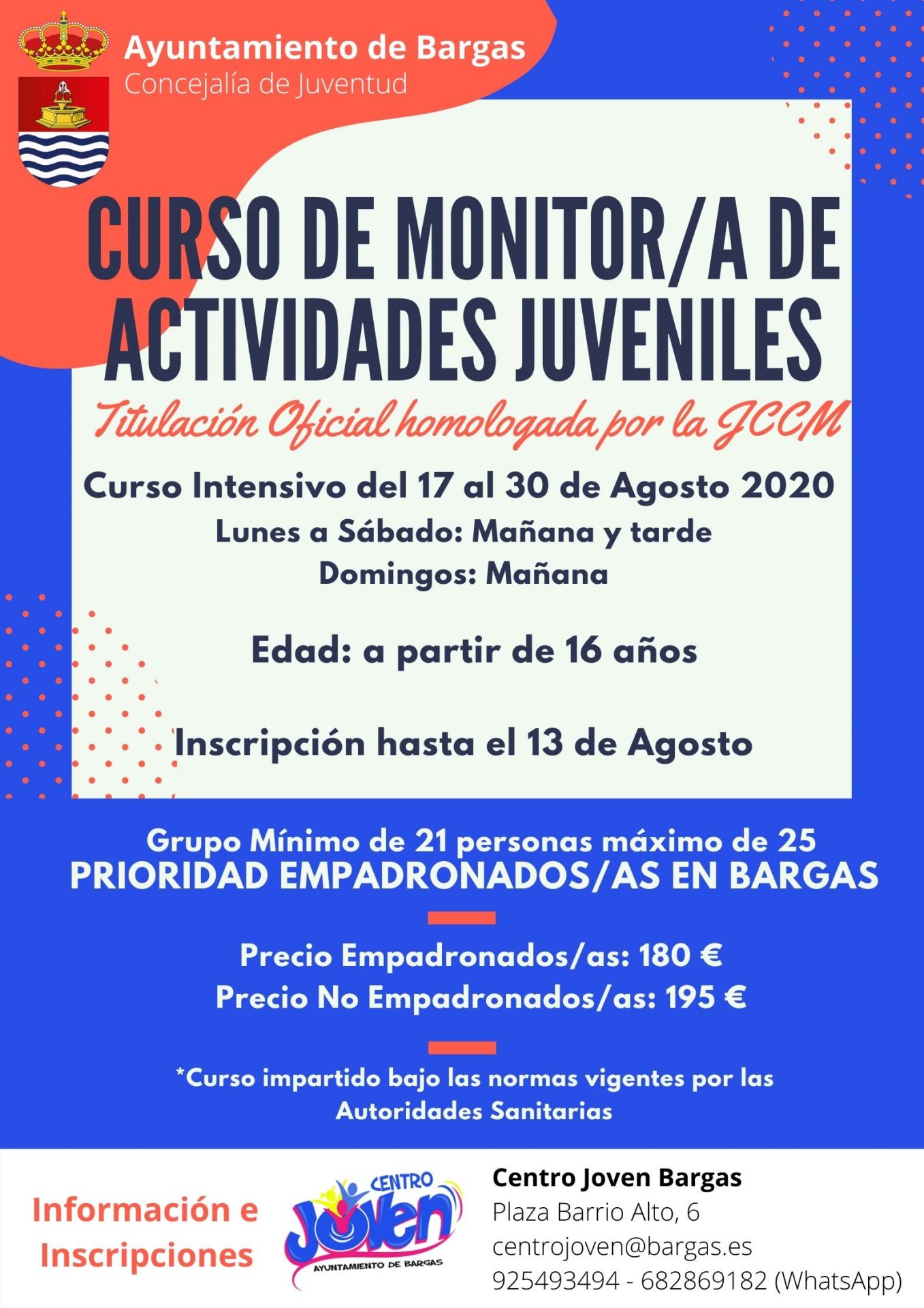 Curso de Monitor/a de Actividades Juveniles – 2020