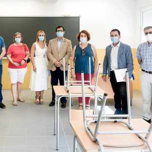 Finalizadas las obras de ampliación de cuatro nuevas aulas del I.E.S. «Julio Verne» que entrarán en funcionamiento el próximo curso