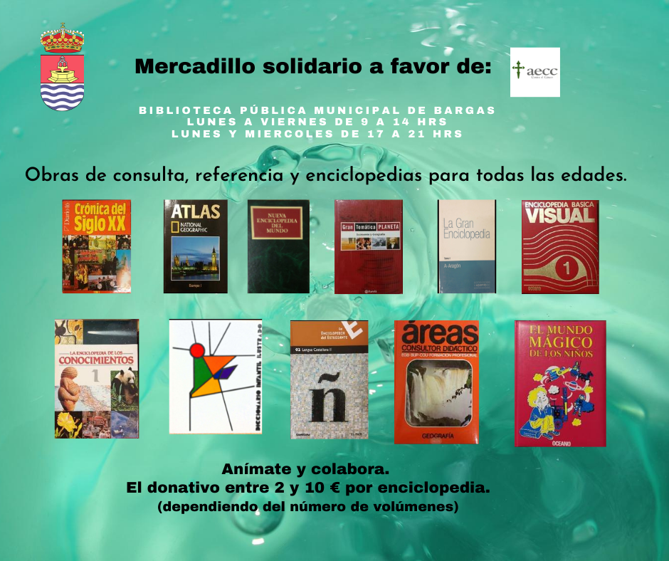 Mercadillo solidario a favor de la Asociación Española Contra el Cáncer