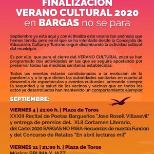 Verano Cultural – Septiembre 2020