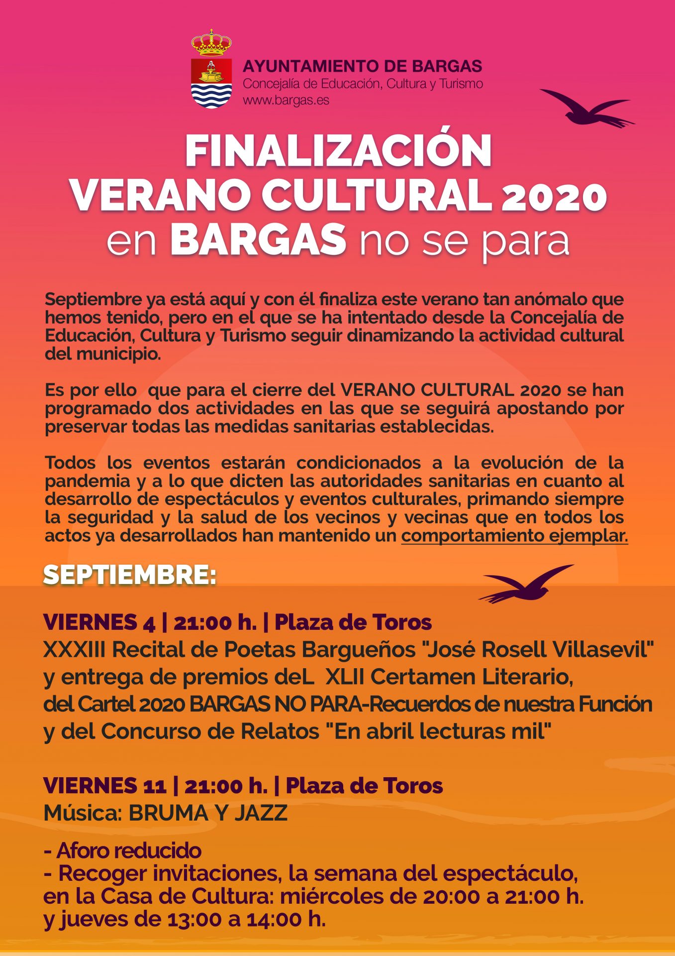 Verano Cultural – Septiembre 2020