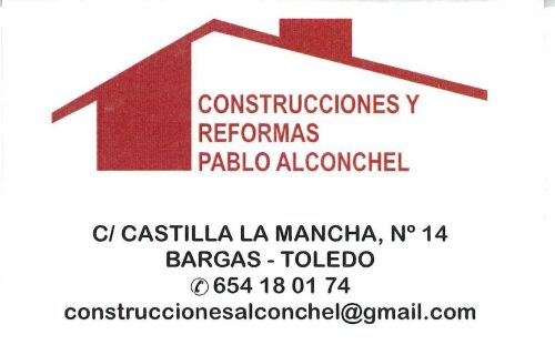 Construcciones y Reformas Pablo Alconchel