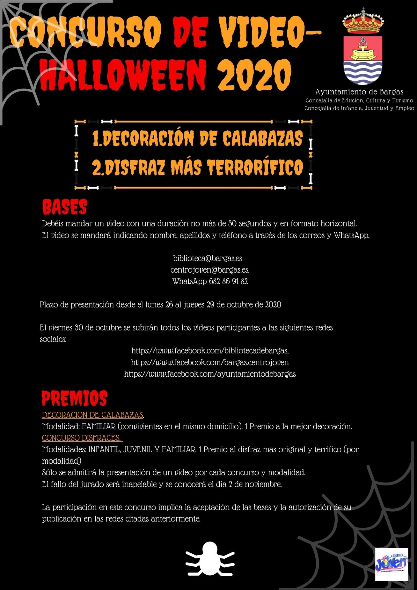 Concurso de Vídeo-Halloween 2020 (AMPLIADO EL PLAZO DE PRESENTACIÓN)