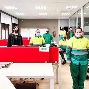 Visita a los alumnos/as del Centro Ocupacional