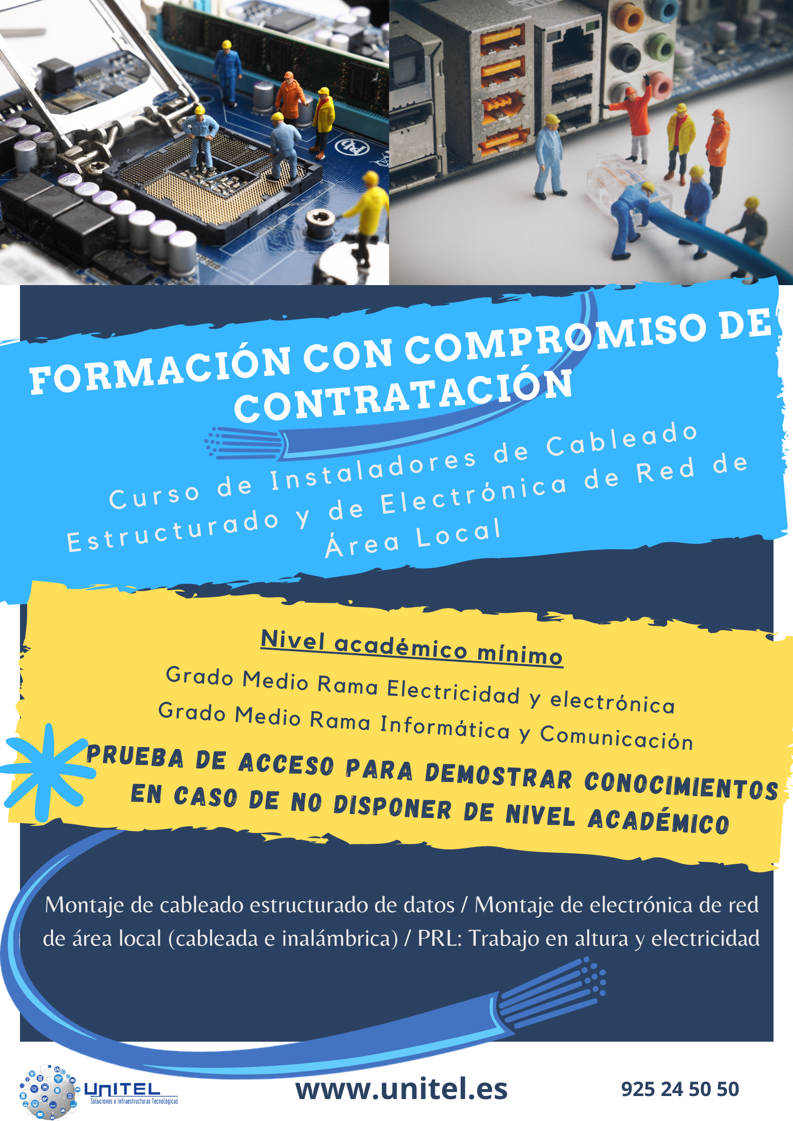 Formación con compromiso de trabajo UNITEL