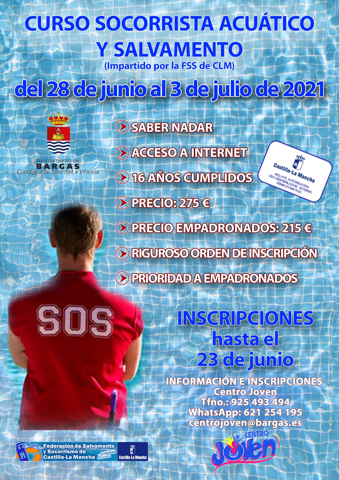 Curso de socorrista acuático y salvamento – 2021