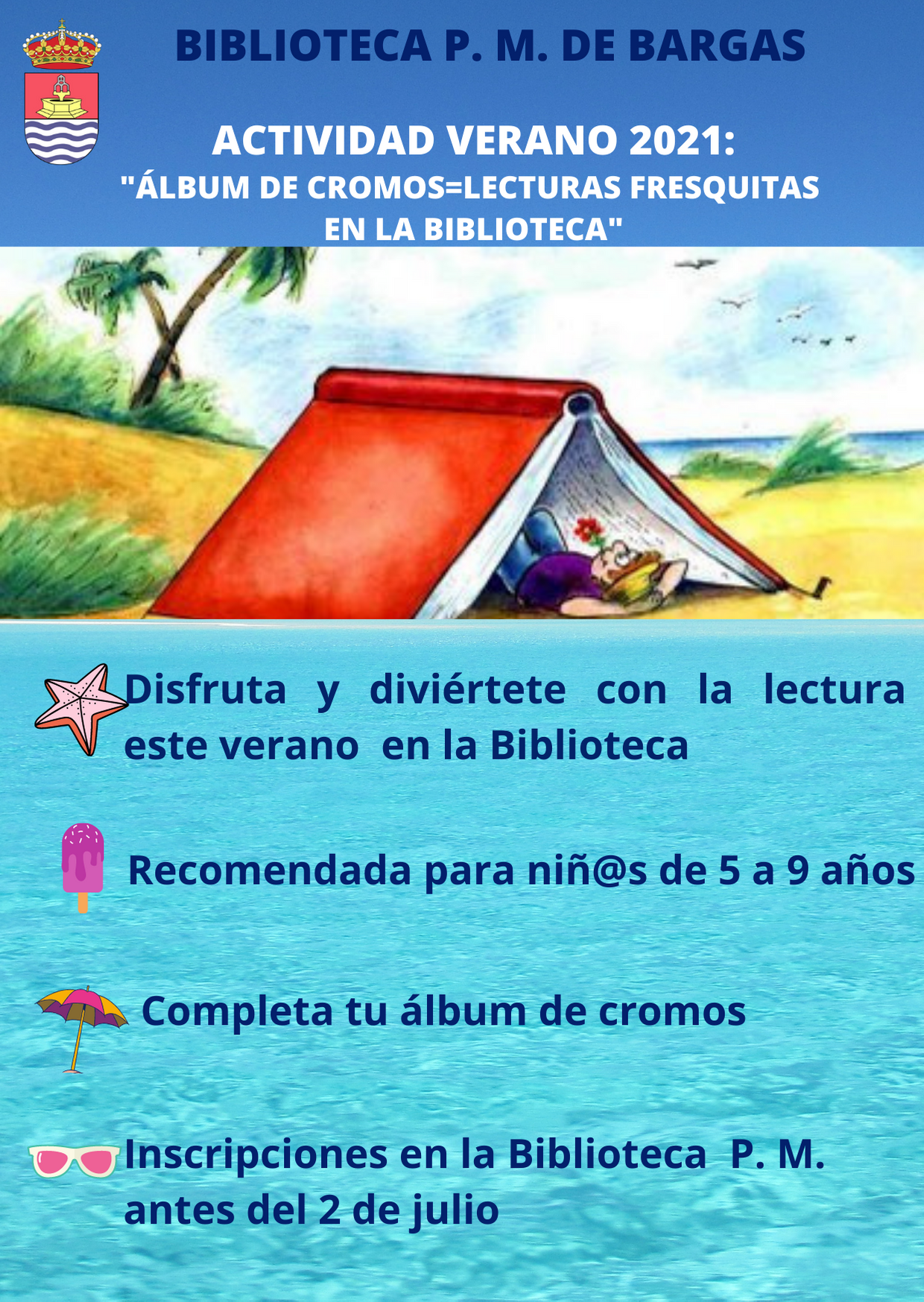 Álbum de cromos=Lecturas fresquitas en la Biblioteca